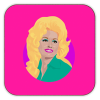 Dolly Parton - Hot Pink Coaster