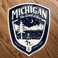 Sign - Michigan Shield