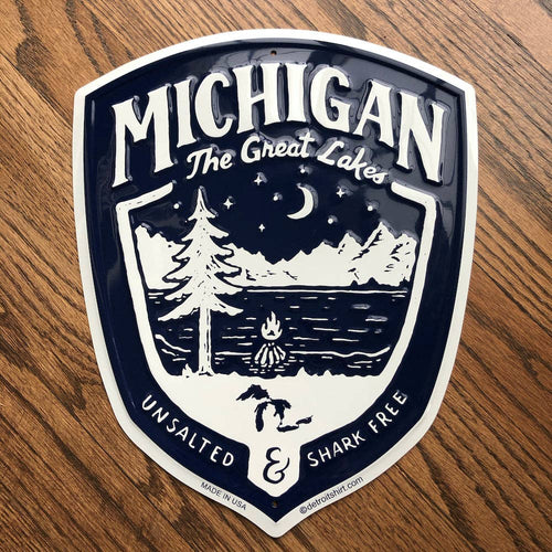 Sign - Michigan Shield