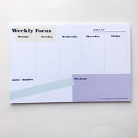 Weekly Focus Planner Desk pad