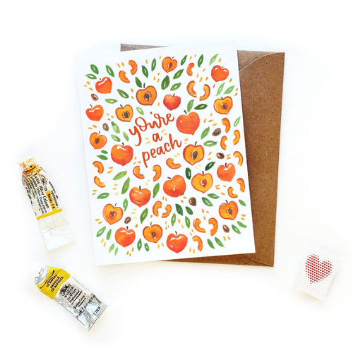 You're a Peach Greeting Card