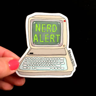 Nerd Alert Vinyl Stickers - vinyl sticker