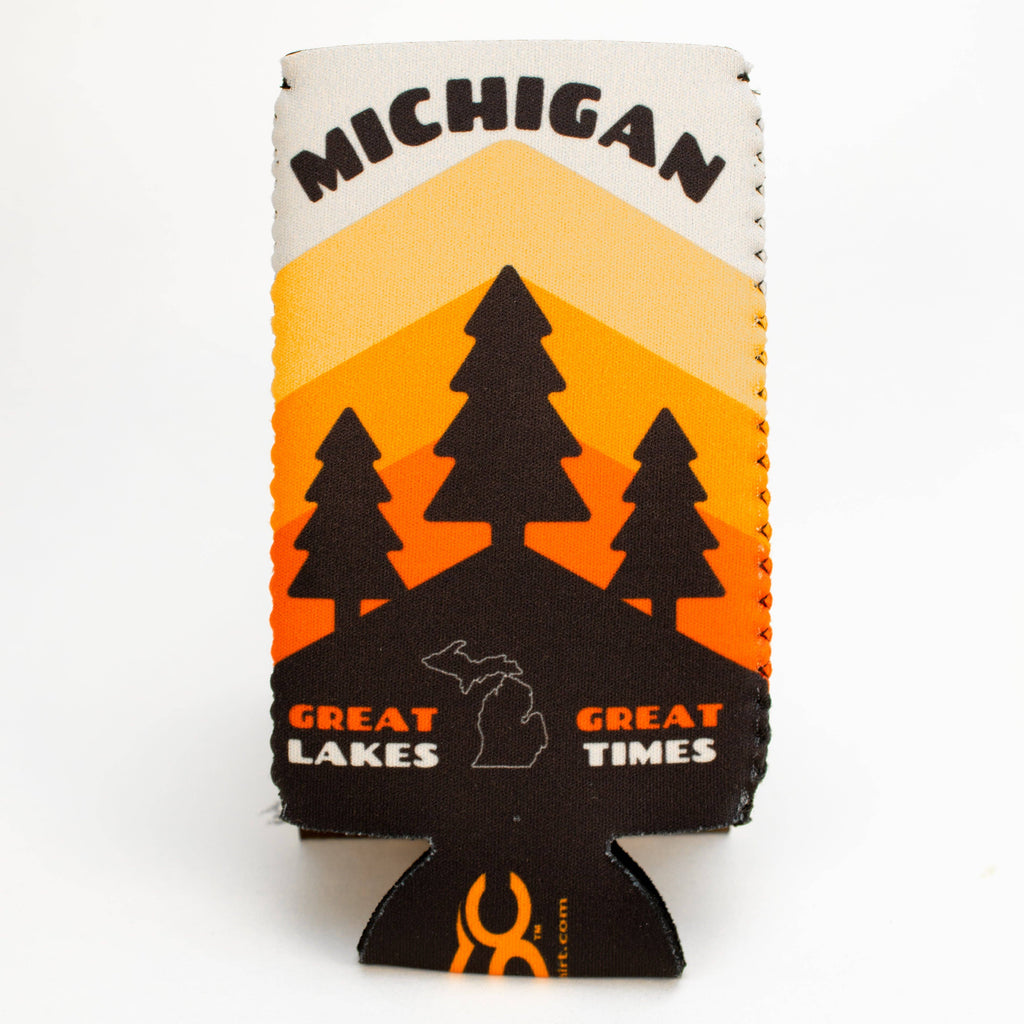 Slim Can Coozie - Michigan Pines