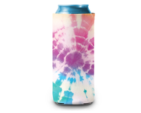 Pastel Tie Dye Slim Can Cooler