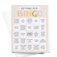 Getting Old Bingo Birthday Greeting Card