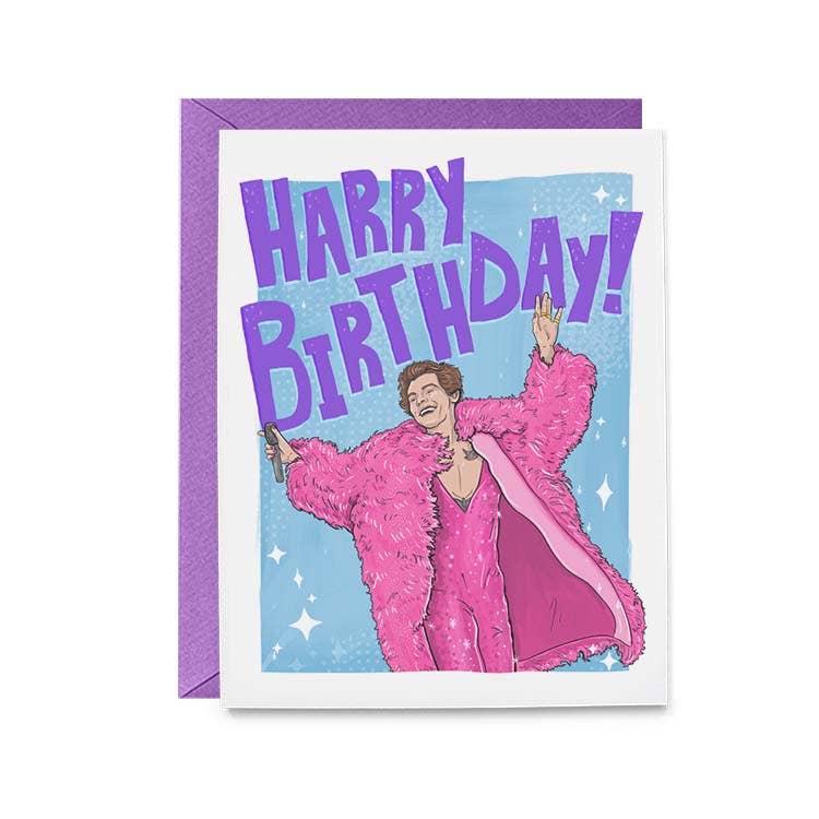 Harry Birthday - Fun Harry Styles Birthday Card