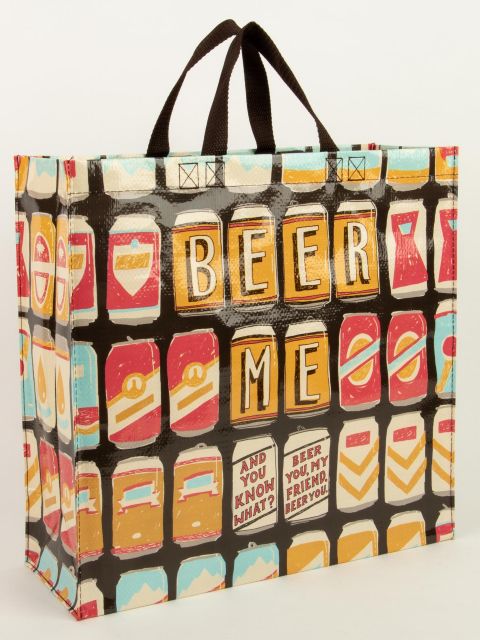 Beer Me - Fun Blue Q Shopper