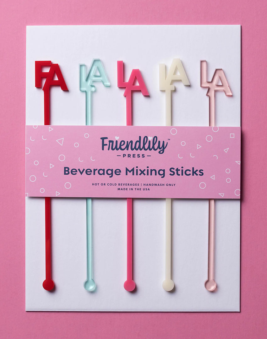 SALE! Fa La La Cocktail Stir Sticks