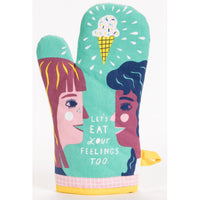 Blue Q - Let's Eat Our Feelings - Oven Mitt