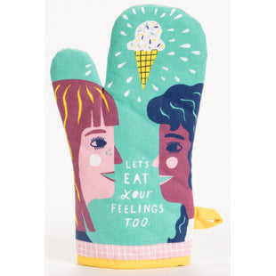 Blue Q - Let's Eat Our Feelings - Oven Mitt