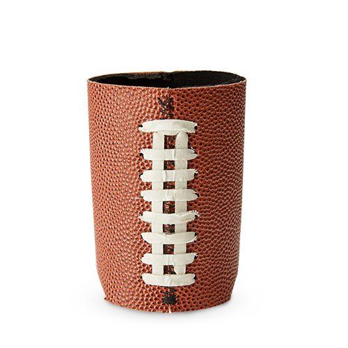 Football Can Cooler Coozie - Feels like a football! Perfect for Tailgating or Game Day!