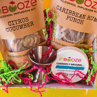 InBoozy Gift Basket // Small Gift Basket with 2 Infusion Kits