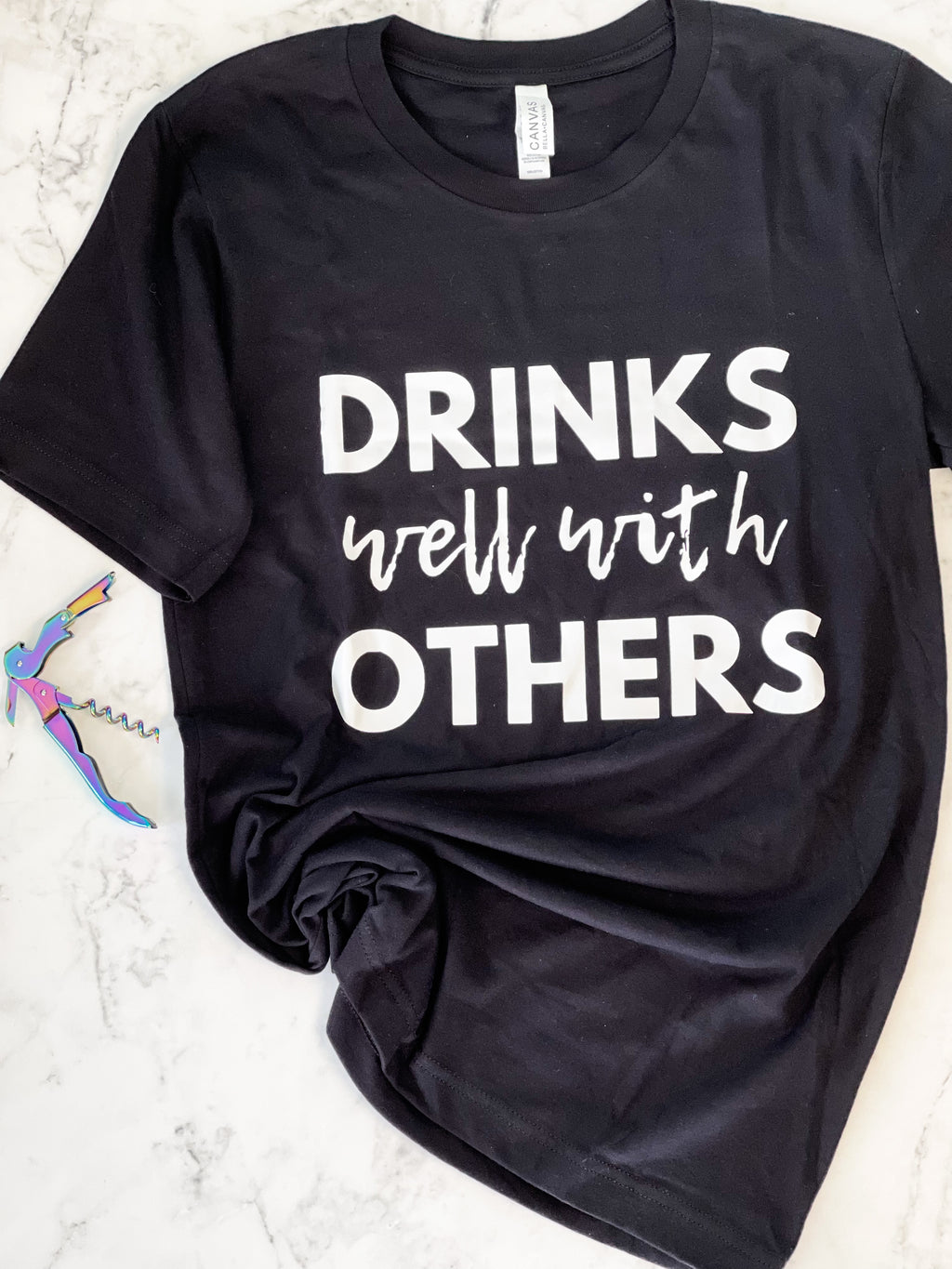 SALE! LIMITED SIZES LEFT - InBooze Drinks Well With Others T-shirt