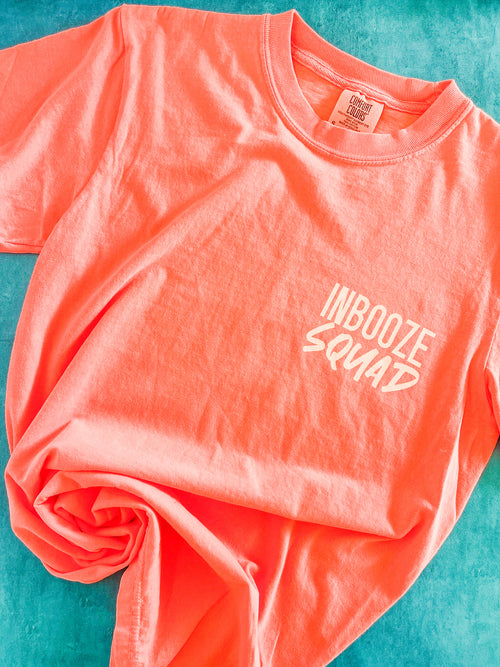 SALE! "Today Needs a Little Tequila" Neon Red Tee