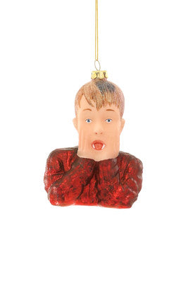 Home Alone Kevin Glass Ornament - Classic holiday movie ornaments