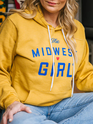 SALE! Midwest Girl Mustard Yellow Hoodie