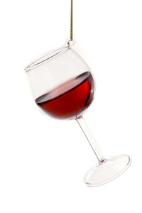 Red Wine Glass Ornament - Boozy Ornaments