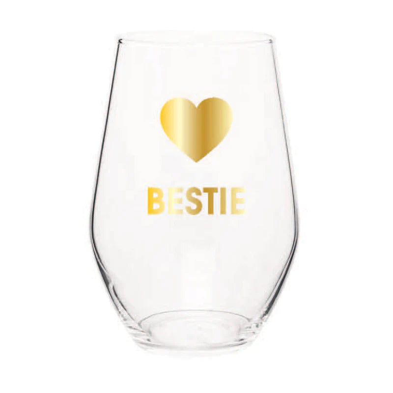 Bestie Wine Glass - Fun Best Friend Gift!