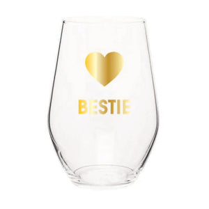 Bestie Wine Glass - Fun Best Friend Gift!