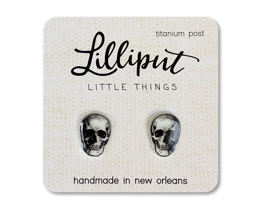 Halloween Skull Earring Studs