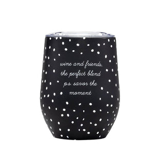Wine and Friends - The Perfect Blend - Stemless Wine Tumbler