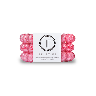 TELETIES - Gypsy Rose - Coil Hair Ties - Pink Colors