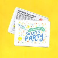 SALE! Let's Party!! Vaccination Card Case/Holder