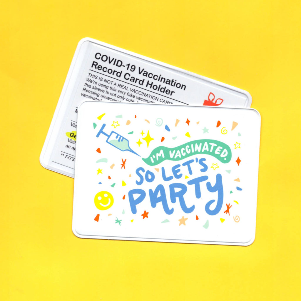 SALE! Let's Party!! Vaccination Card Case/Holder
