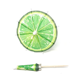 Luscious Lime Cocktail Umbrella