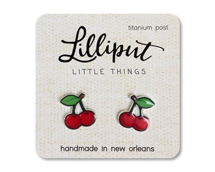 Cherry Stud Earrings