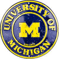 Sign - Michigan Wolverines Circle