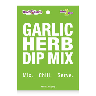 Easy Garlic Herb Dip Mix - Fun foodie or hostess gift!