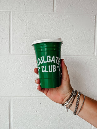 SALE! Green Tailgate Club Reusable Cup