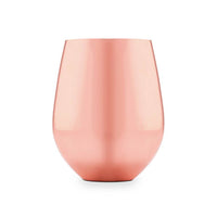 Copper Stemless Wine Glass - Just like on Love is Blind!