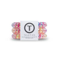 TELETIES - Eat Glitter for Breakfast - Large Coil Hair Ties