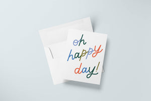 Oh Happy Day Card | Congrats Card, Celebration, New Home