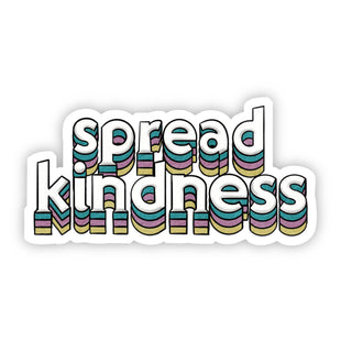 Spread Kindness Lettering Sticker