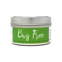 SALE! Bug Free - Citronella, Lavender & Lemongrass Beeswax Candles-6 oz