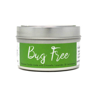 SALE! Bug Free - Citronella, Lavender & Lemongrass Beeswax Candles-6 oz