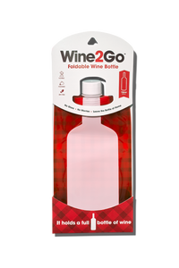 The Foldable Wine Bottle - Gingham Red