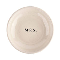 Sweet Water Decor - Mrs. Jewelry Dish - Ring Trinket Dish - 4x4"