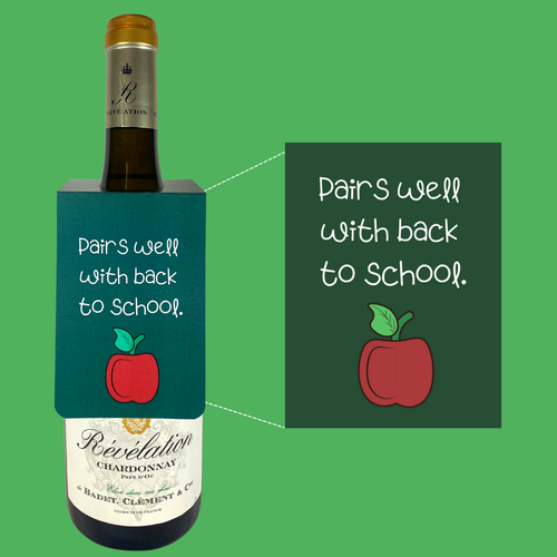 SALE! Wine Tag - Pairs Well with Back to School