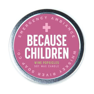 SALE! Whiskey River - Emergency Tins - Fun, Metal Candles