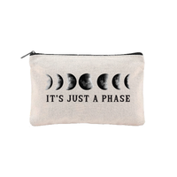 Just A Phase Bag | Moon Cycle Pouch for Make Up & Crystals