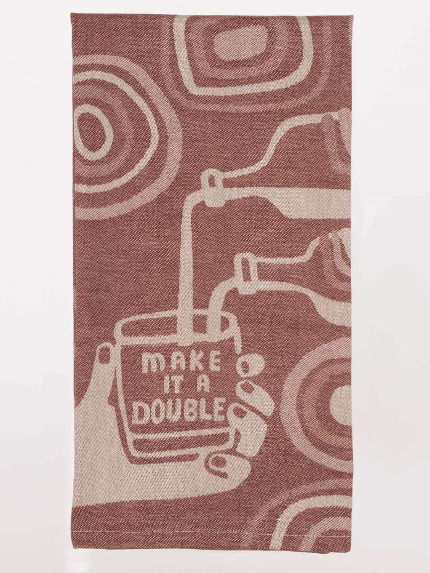 SALE! Make It A Double Dish Towel - Bar towel great for gift baskets!