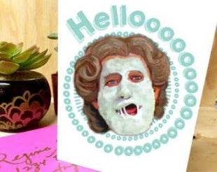 Hello! Mrs. Doubtfire Hello Card - 90's Nostalgia Card