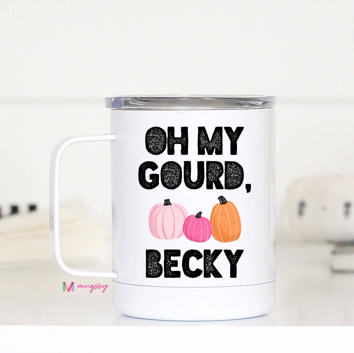 SALE! Oh My Gourd Becky Fall Travel Cup With Handle