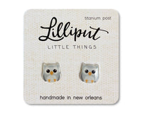 Cute Owl Stud Earrings