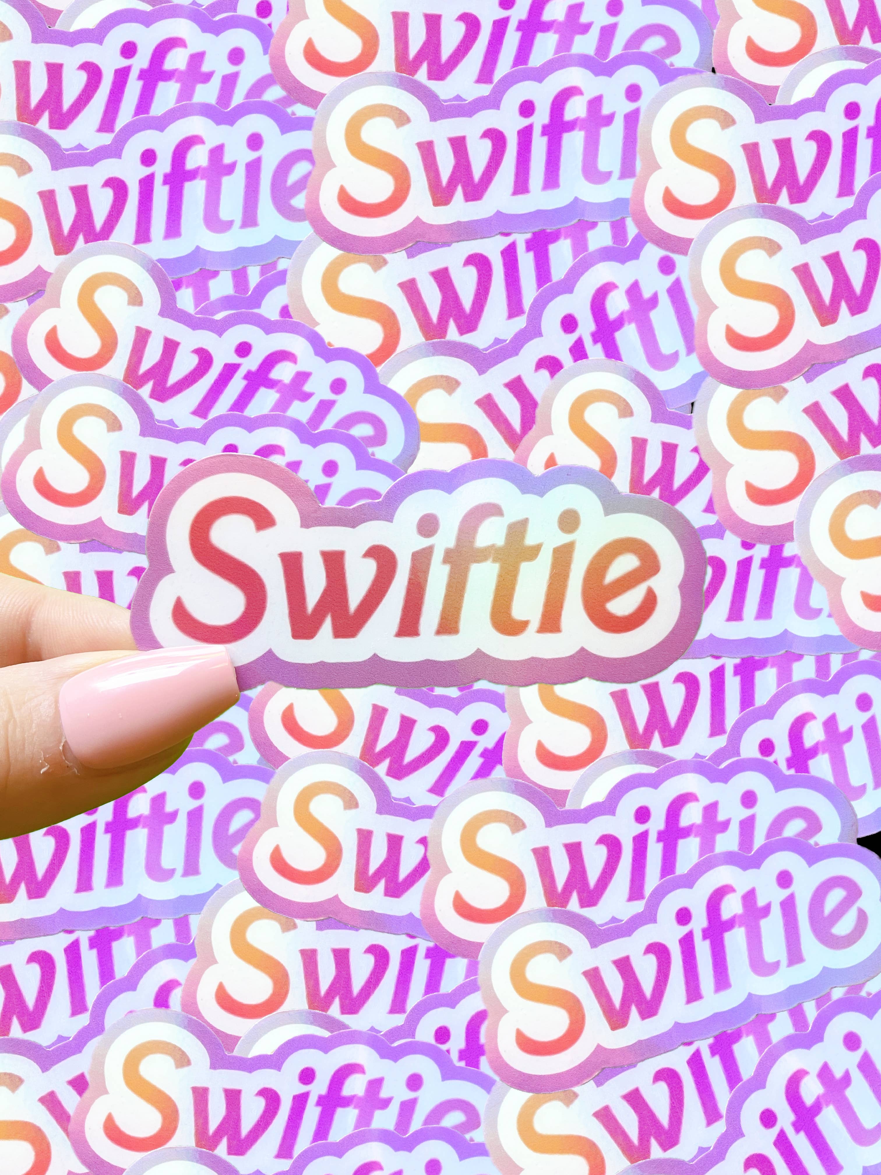 Swiftie holographic sticker