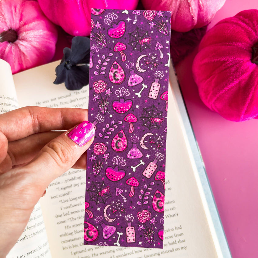 Celestial Potions Pattern - Laminated Bookmark